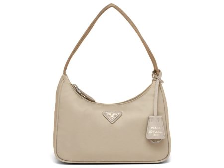 Prada Re-Edition 2000 Re-Nylon Mini Bag Desert Beige Fashion