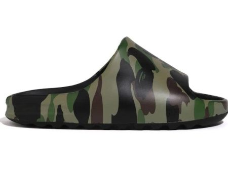 A Bathing Ape 1St Camo Slide Green Online Hot Sale