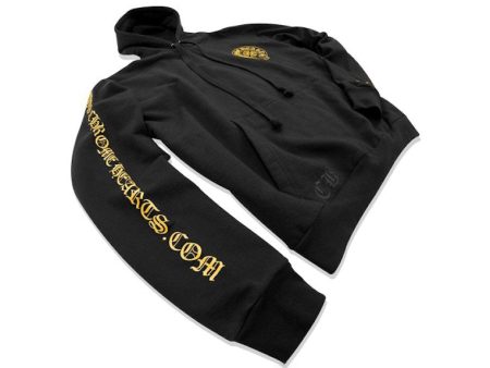 Chrome Hearts Online Exclusive Hoodie Black Yellow Sale