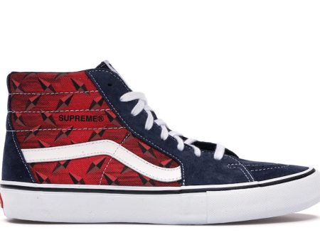 Vans Sk8-Hi Supreme Diamond Plate Navy Online Sale