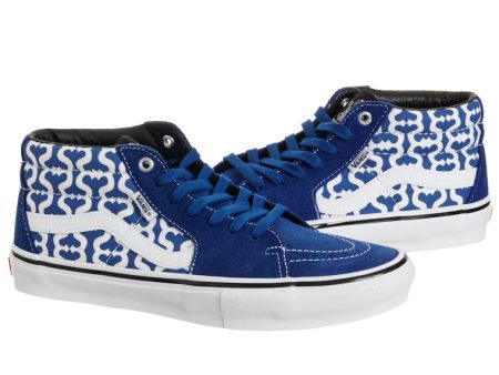 Vans Skate Grosso Mid Supreme Monogram S Logo Royal Online now