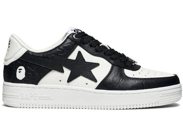 A Bathing Ape Bape Sta #4 Linecamo White Black Online now