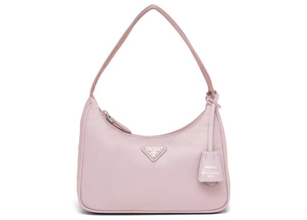 Prada Re-Edition 2000 Re-Nylon Mini Bag Alabaster Pink Discount