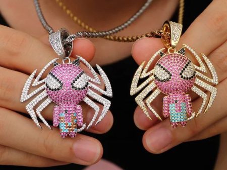 SPIDERMAN ICED OUT PENDANT Cheap