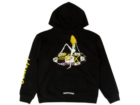 Chrome Hearts Matty Boy Sex Records Concept Hoodie Black on Sale