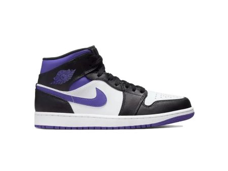 Air Jordan 1 Mid Metallic Court Purple Sale For Discount