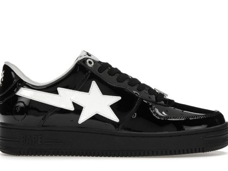 A Bathing Ape Bape Sta #2 Black Patent on Sale