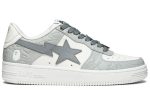 A Bathing Ape Bape Sta #4 Linecamo White Grey Discount