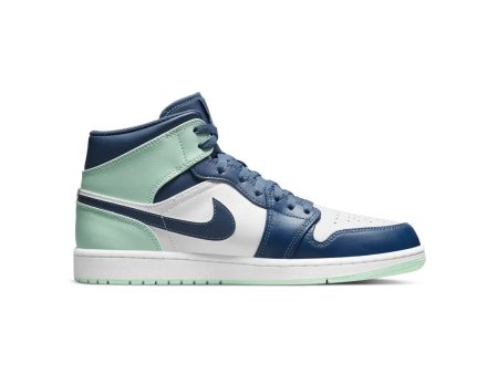 Air Jordan 1 Mid Mystic Navy Sale on Sale