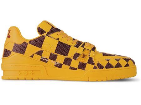 Louis Vuitton Lv Trainer Sneaker Damier Pop Yellow Online Sale