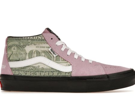 Vans Skate Grosso Mid Supreme Dollar Pink Sale