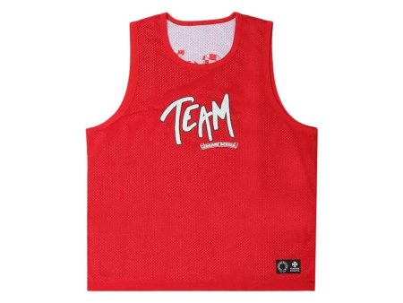 Chrome Hearts Matty Boy Sports Mesh Reversible Basketball Jersey Red For Discount