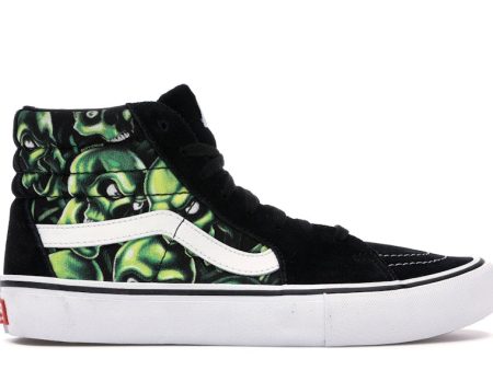 Vans Sk8-Hi Supreme Skull Pile (Green) For Discount