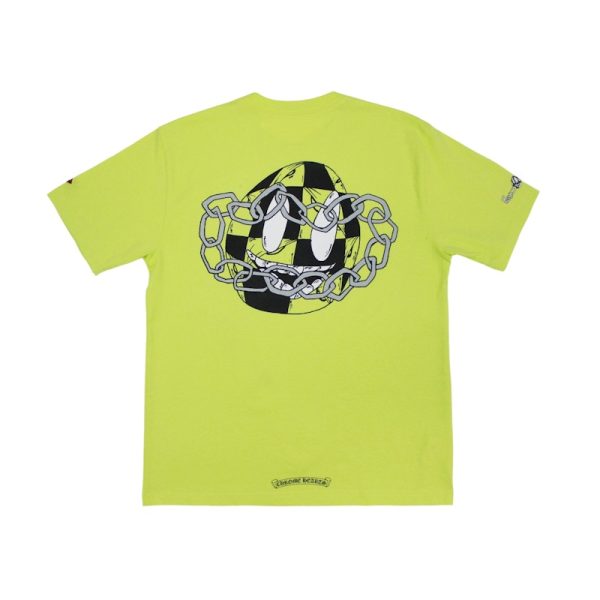 Chrome Hearts Matty Boy Link T-Shirt Lime Green Fashion