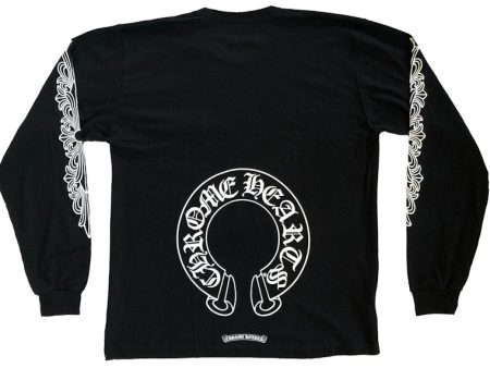 Chrome Hearts Horse Shoe L S T-Shirt Black Online Hot Sale