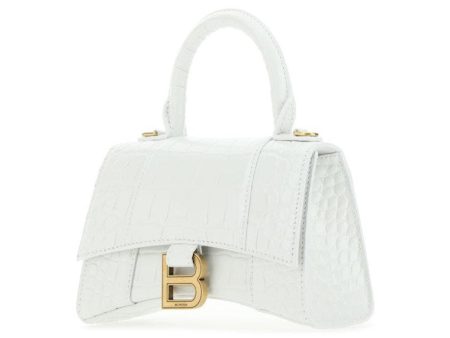 Balenciaga Hourglass Handbag Xs White Online Sale