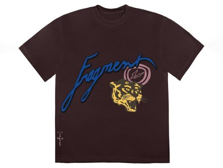 Travis Scott Cactus Jack For Fragment Icons Tee Brown Online Sale