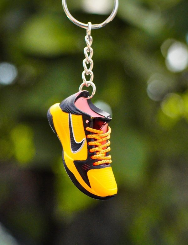 3D Sneaker Keychain Kobe 5 Bruce Lee Yellow Online