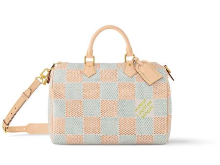 Louis Vuitton Speedy 40 Bandoulière Damier Heritage White For Sale