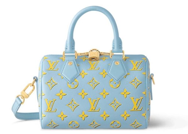 Louis Vuitton Speedy Bandouliere 20 Baby Blue Hot on Sale