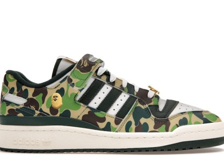 Adidas Forum 84 Low Bape 30Th Anniversary Green Camo Online Sale