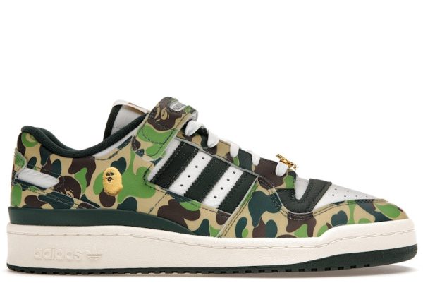 Adidas Forum 84 Low Bape 30Th Anniversary Green Camo Online Sale