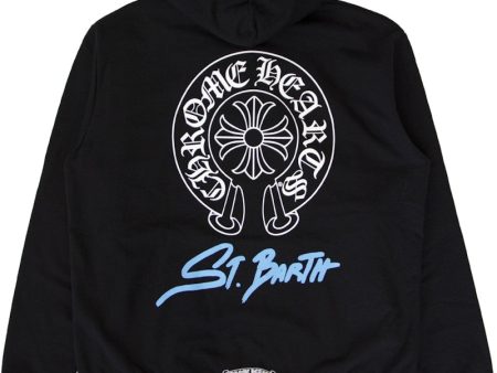 Chrome Hearts St. Barth Exclusive Zip Up Hoodie Black Online Sale