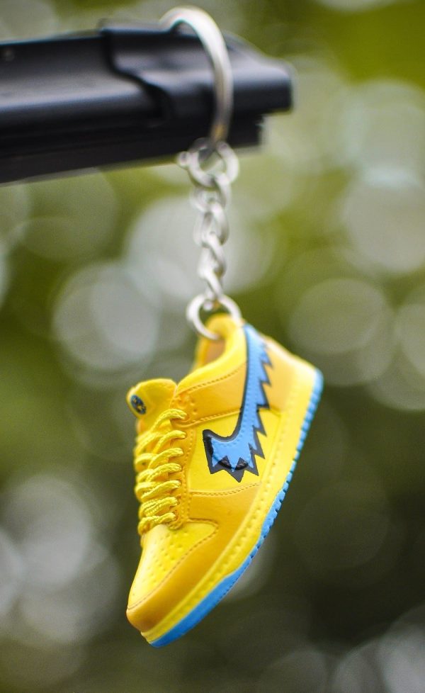 3D Sneaker Keychain Gratefull Dead Yellow Discount