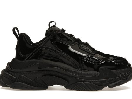 Balenciaga Triple S Black Patent Fashion