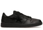 A Bathing Ape Bape Sk8 Sta Triple Black Patent Leather Sta Logo Online Hot Sale