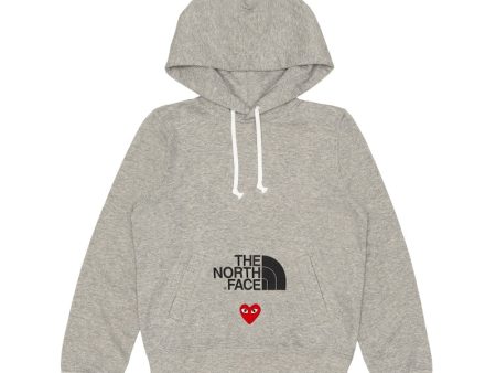 Cdg X The North Face Hoodie Topgray Sale