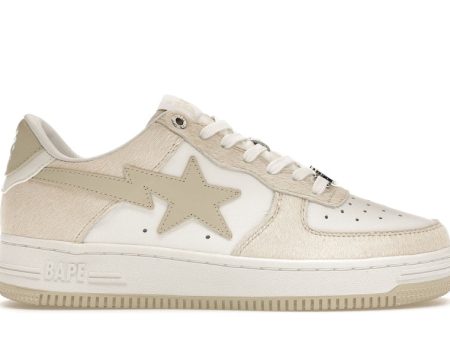 A Bathing Ape Bape Sta Beige Calf Hair Cheap