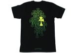 Chrome Hearts Cemetery T-Shirt Black Yellow Green For Cheap