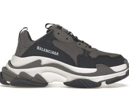 Balenciaga Triple S Double Grey Online Hot Sale