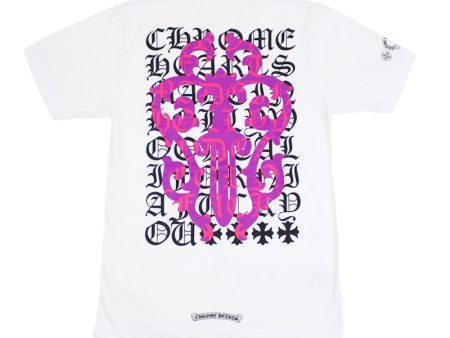 Chrome Hearts Eye Chart Dagger T-Shirt White Supply