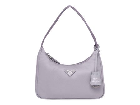 Prada Re-Edition 2000 Re-Nylon Mini Bag Wisteria For Sale