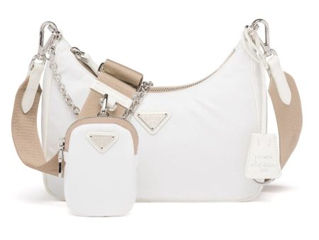 Prada Re-Edition 2005 Nylon Bag White Fashion