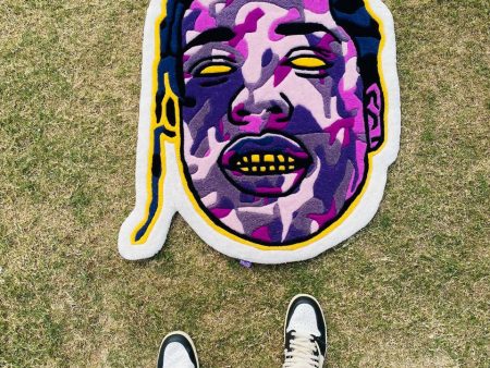 TRAVIS SCOTT FACE RUG Online now