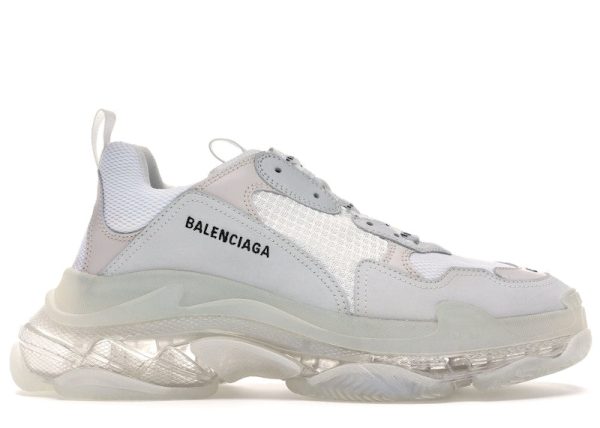 Balenciaga Triple S Clear Sole White Sale