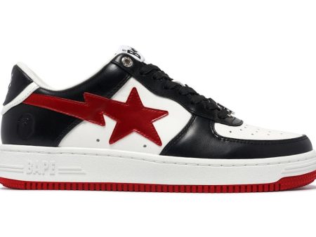 A Bathing Ape Bape Sta #3 M2 White Black Red on Sale