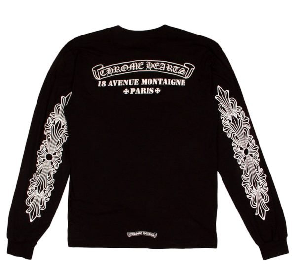 Chrome Hearts Paris Excluisve L S T-Shirt Black Online Hot Sale