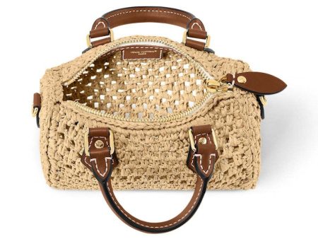 Louis Vuitton Nano Speedy Natural Tan on Sale