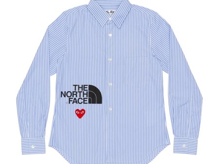 Cdg X The North Face Blouse Stripe Sale