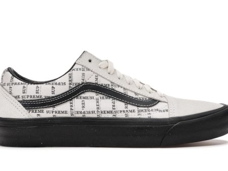 Vans Old Skool Supreme Grid White Discount