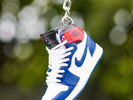 3D Sneaker Keychain AJ1 Union Blue Toe Online