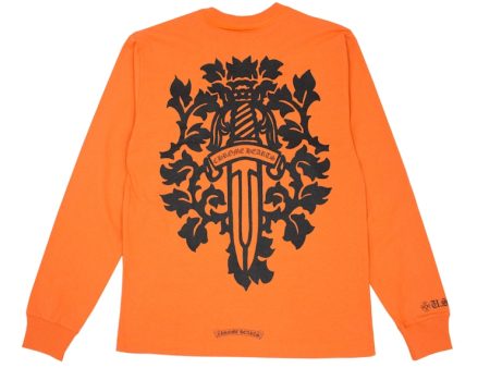 Chrome Hearts Vine Dagger L S T-Shirt Orange Black Online