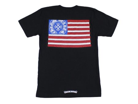 Chrome Hearts American Flag Dagger T-Shirt Black Supply