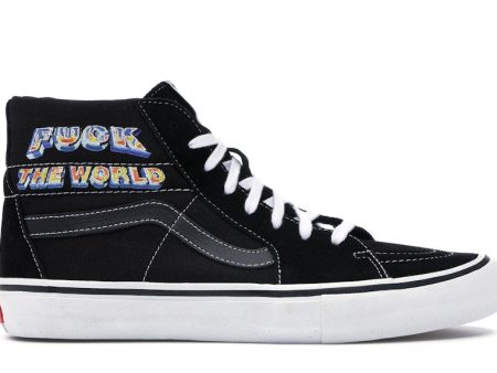 Vans Sk8-Hi Supreme Fuck The World Black Online