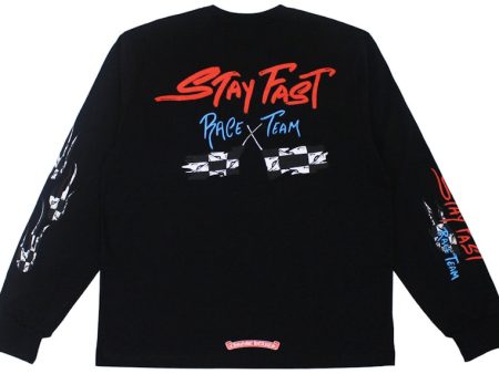 Chrome Hearts Matty Boy Stay Fast L S T-Shirt Black For Sale