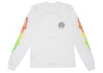 Chrome Hearts Floral Sleeve Gradient L S T-Shirt White Online now